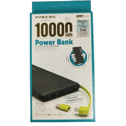 Carregador Portátil Celular 10000mah Bateria Externa Pineng PN-951