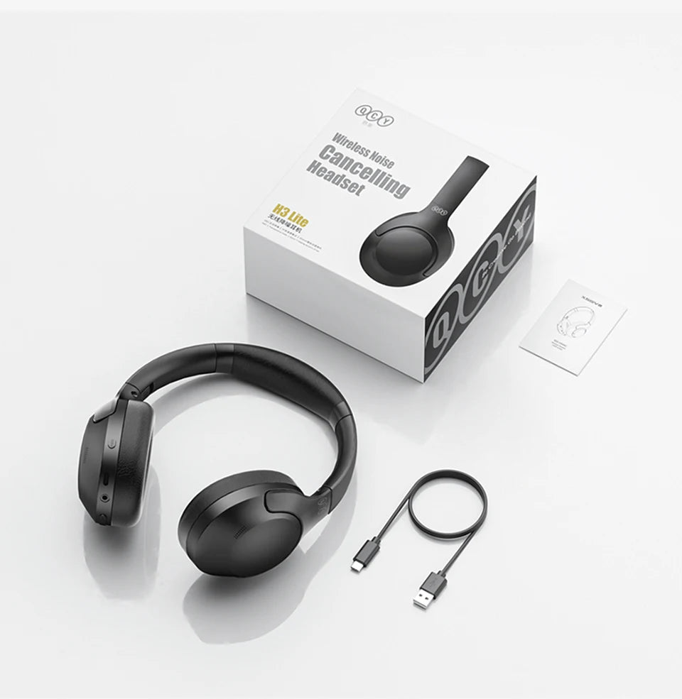 QCY H3 Lite Fones Bluetooth 5.3 com ANC e Som HiFi